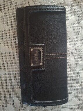 Relic Black Leather Continental Wallet